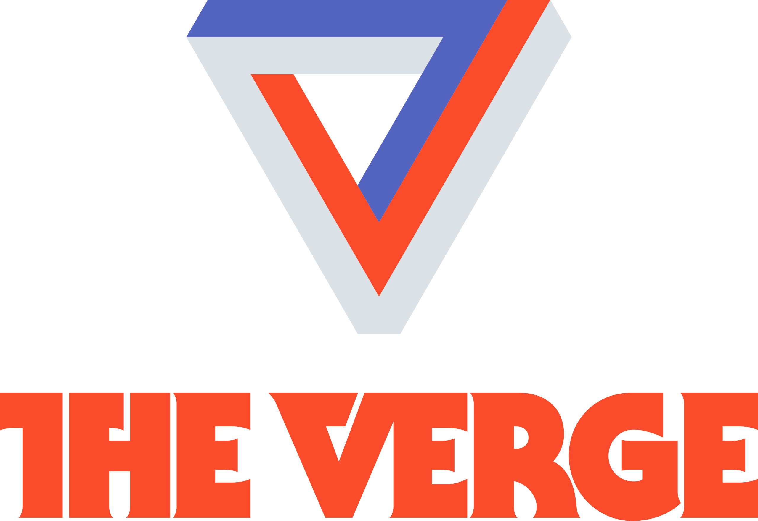 The Verge Logo Red Writing 